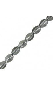Czech Pinch beads 5x3mm Crystal chrome 00030/27401